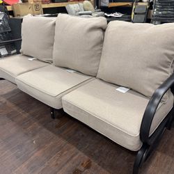Outdoor Sofa With Cushions New Fully Assembled 