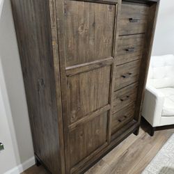 Living Spaces Foundry Wardrobe Dresser Bookshelf