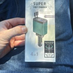 Super Fast Car Charger 4 In 1 Android And iPhone
