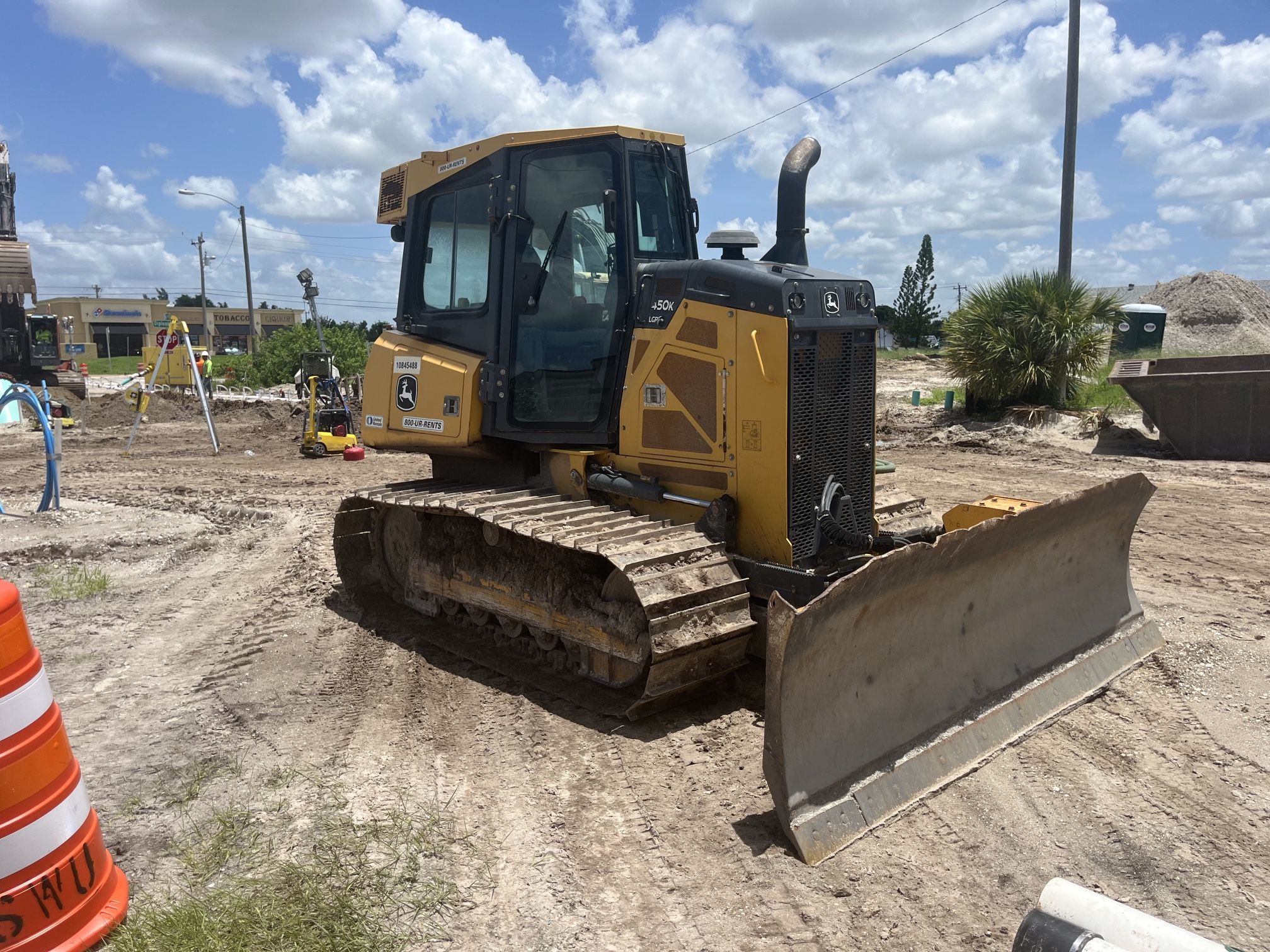 Enclosed Cab John Deere 450 Dozer