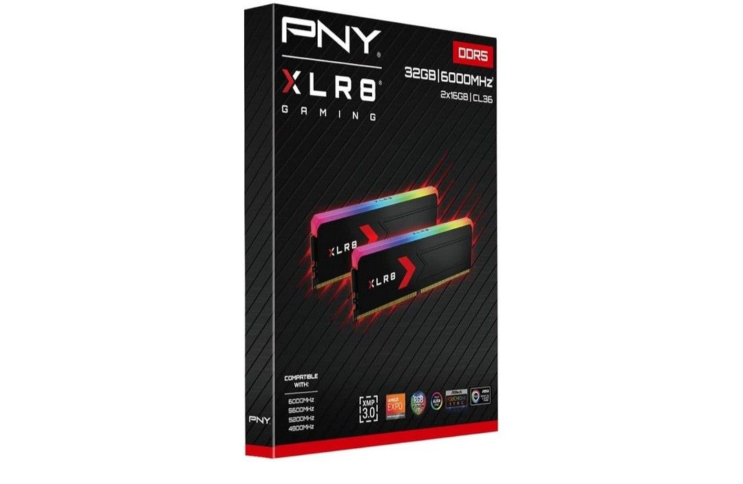 PNY XLR8 RGB DDR5 6000 32GB (2×16GB) CL36