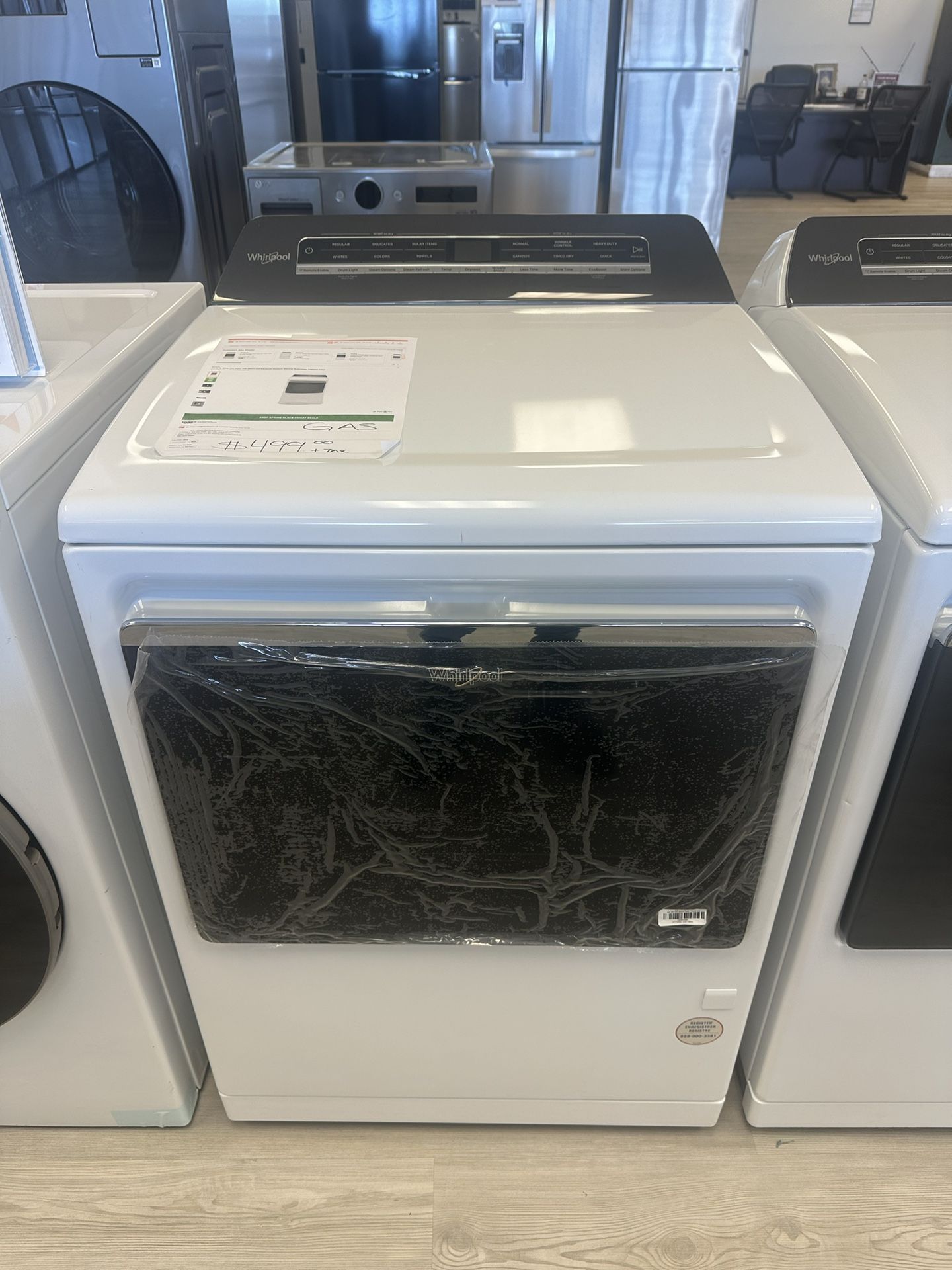 Whirlpool Dryer Gas