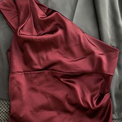 XSCAPE Beautiful Jersey Burgundy Formal Dress | Size 8