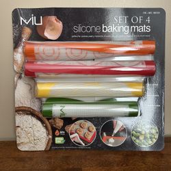 silicone baking mats (set of 4)