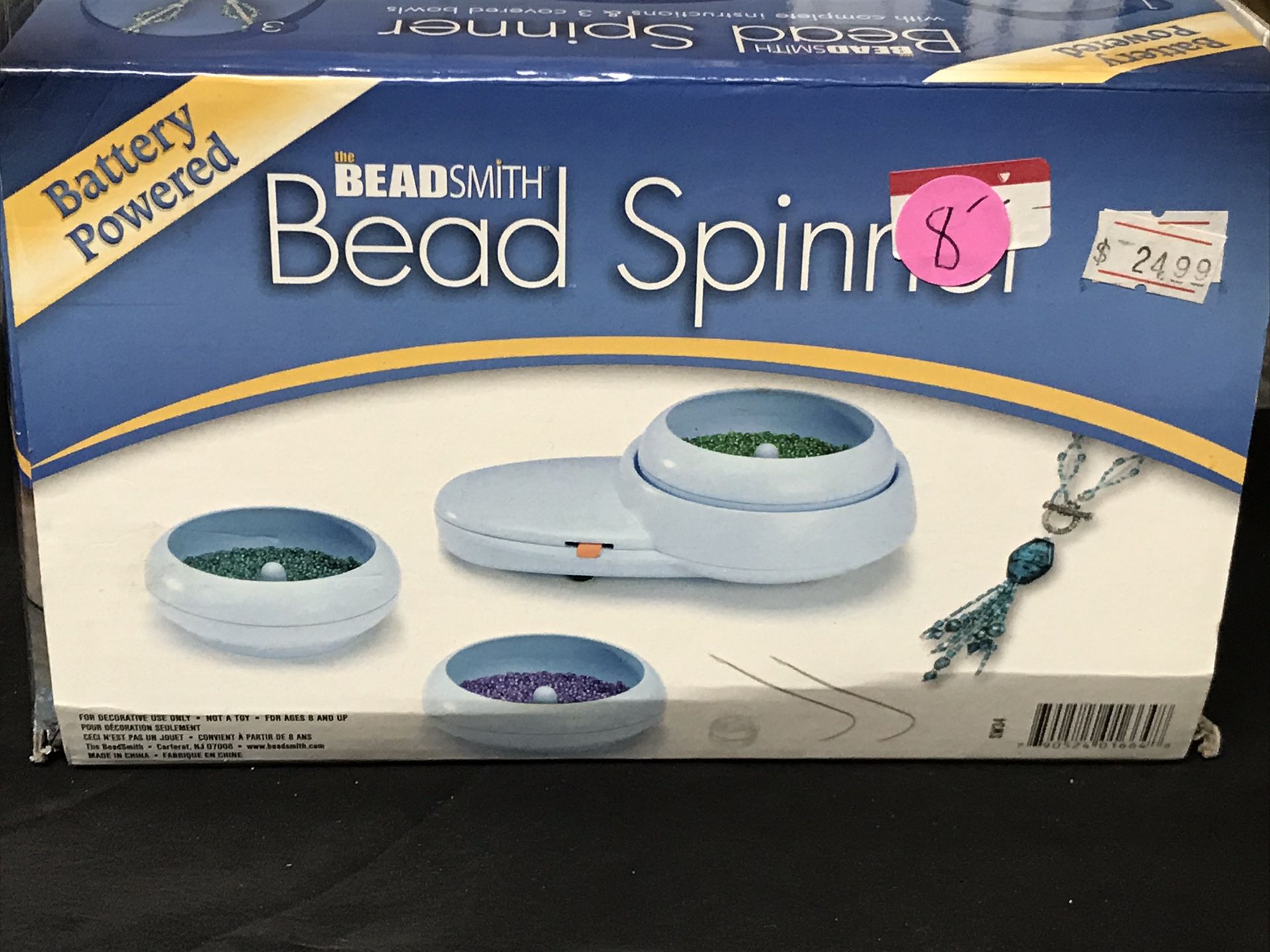 Bead Spinner-threading seed beads fast-see details
