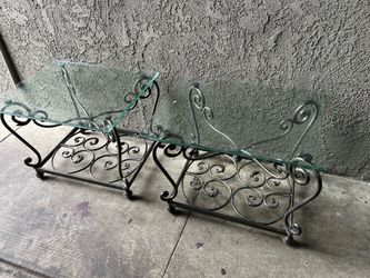 Two side tables