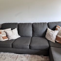 Living Spaces Sectional Couch 