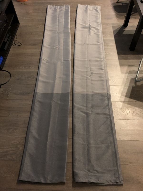 Ikea Marjun Blackout Curtains 2 Packs Gray For Sale In