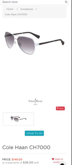 Cole Haan Polorized Sunglasses 