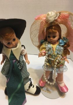 Dress up like mommy and daddy Madame Alexander dolls