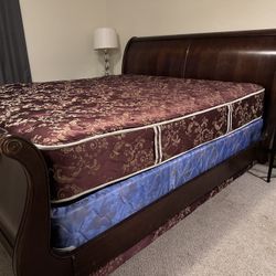 King Bed frame And Mattress