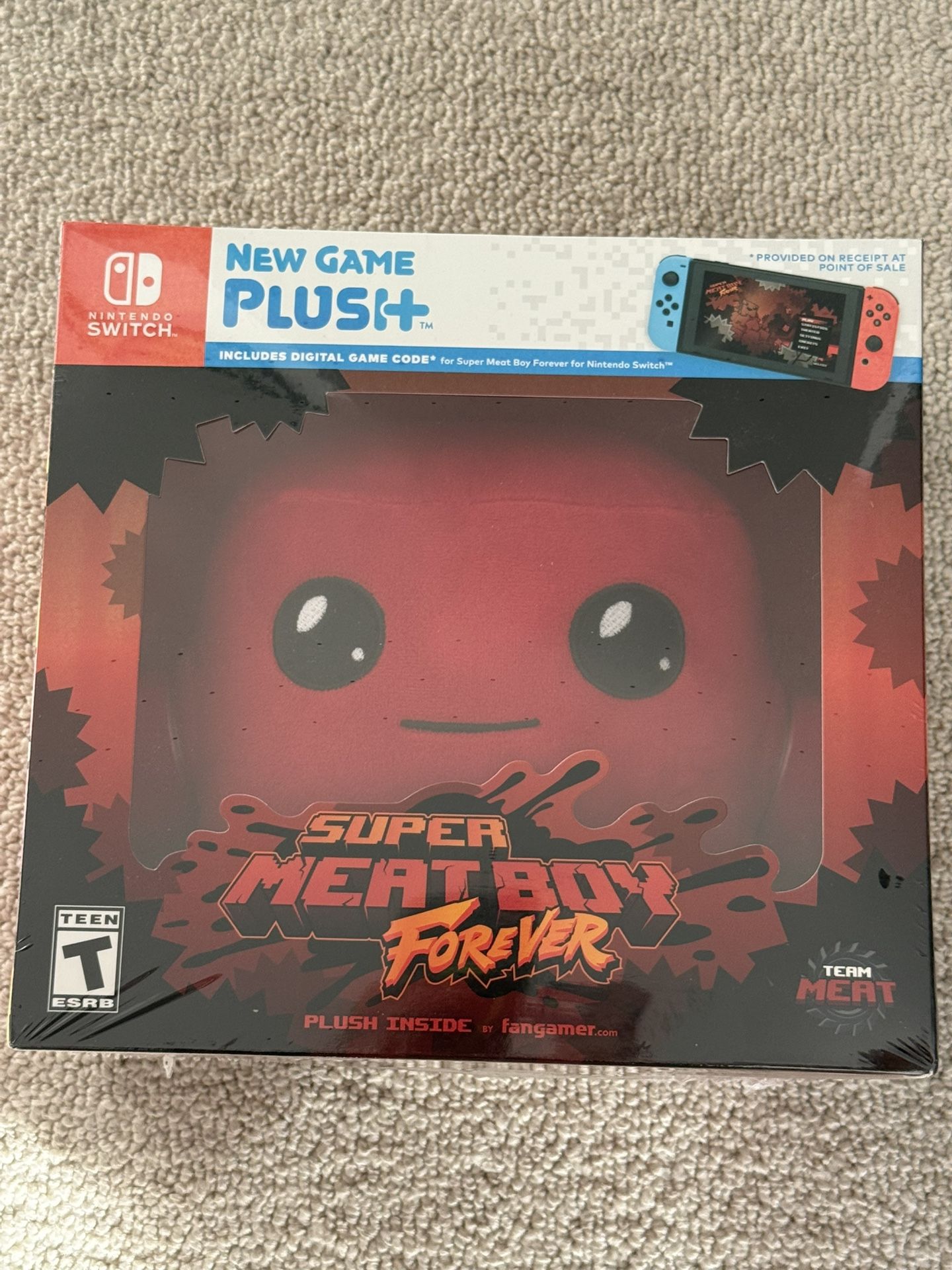 Nintendo Switch Super Meat Boy Forever Plush Only