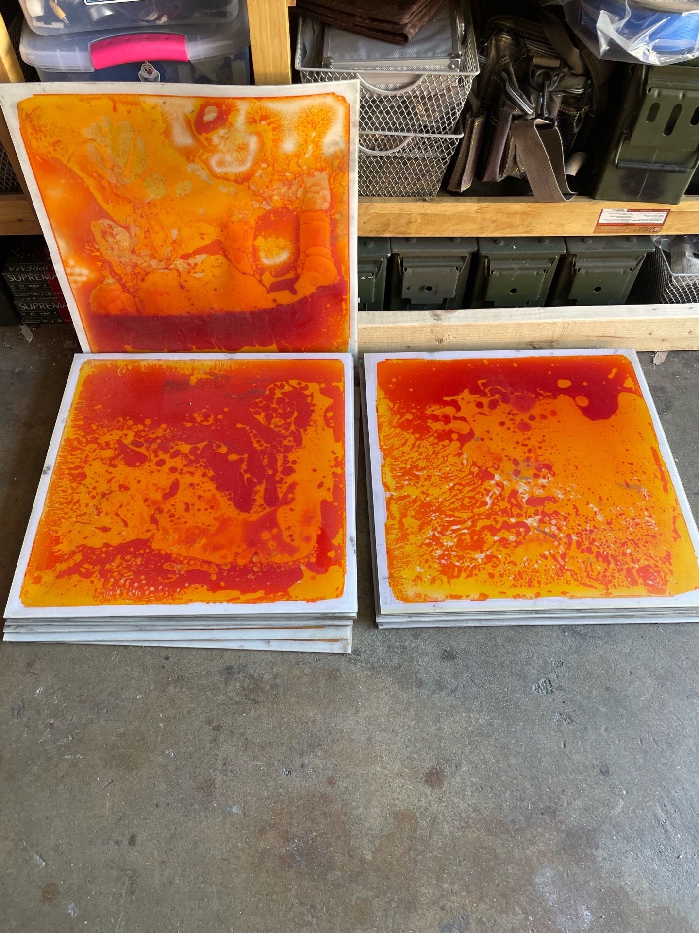 Spirit Halloween ISE bloody tiles props
