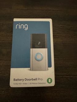 Ring Battery Doorbell Pro and adjustable mount