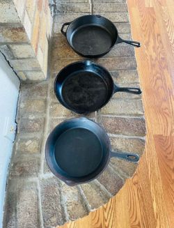 Cast Iron Skillets Lot of 3