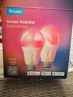 Govee Light Bulbs. Color changing & Wifi. Set of 2. Brand new!