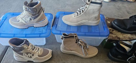 Michael Kors & Timberland High-Top Sneakers Bundle