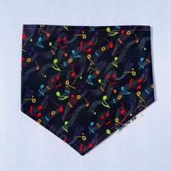 Music Notes Dog Bandana | Cat Bandana
