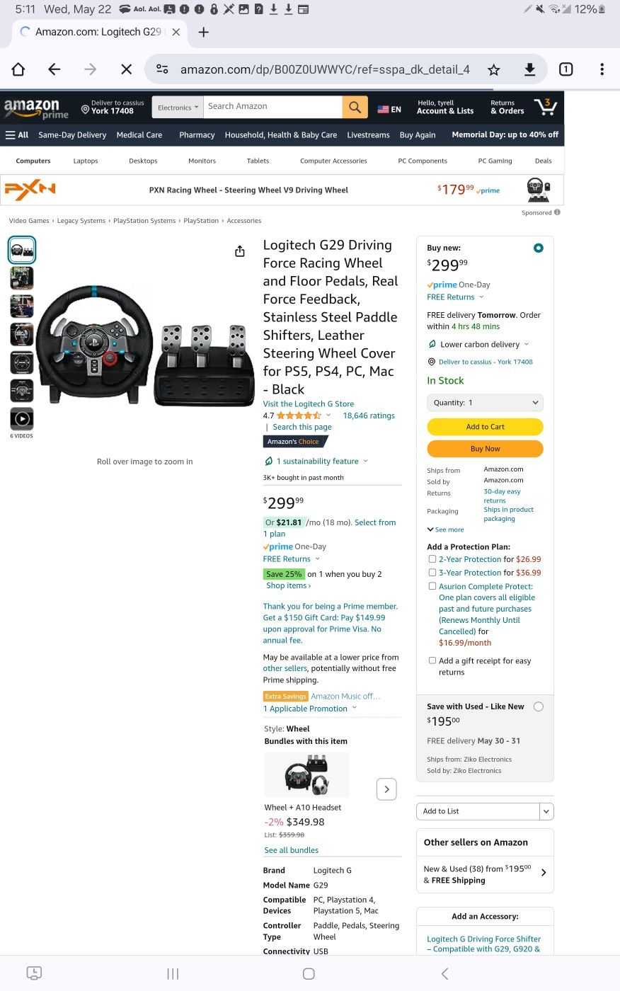 Racing Wheel Set Quick Sale