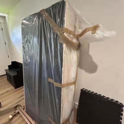 Twin XL Mattress, Box Spring, & Frame