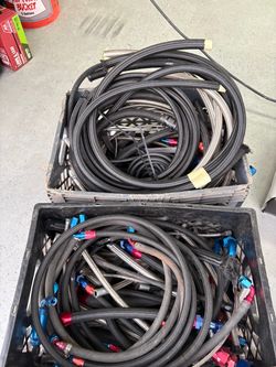Steel Braided Hoses and AN fittings