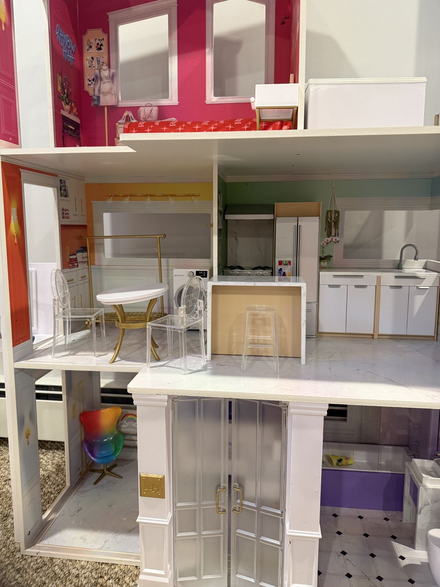 Barbie Dream House & Rainbow High House