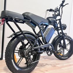 New Adult Electric Bike 1500W Peak,32mph, 15AH Battery, Removable Dual Seat, 20in Tires