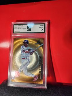 1997 Pinnacle Mint Collection Matt Williams. Gold Artist Proof EJE 8 NM-MT