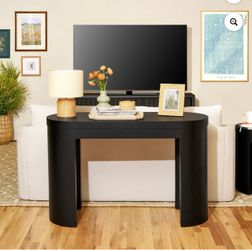 Beautiful Drew Collection Entryway Table – Black Finish