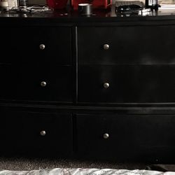 Black 6 drawer dresser