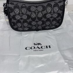 Coach Black Crystal Bag