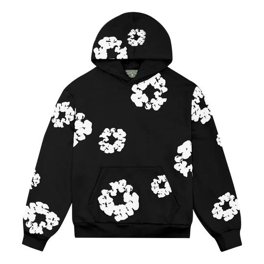 Denim Tear Black/White Hoodie