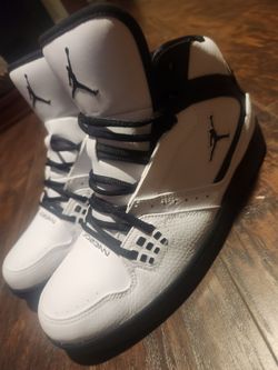Air Jordan High-Top Sneakers White Black
