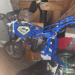Half Finished Dirt Bike
