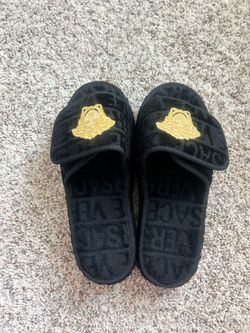 Versace platform slides