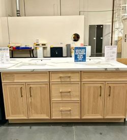 72-inch OAK color with countertop