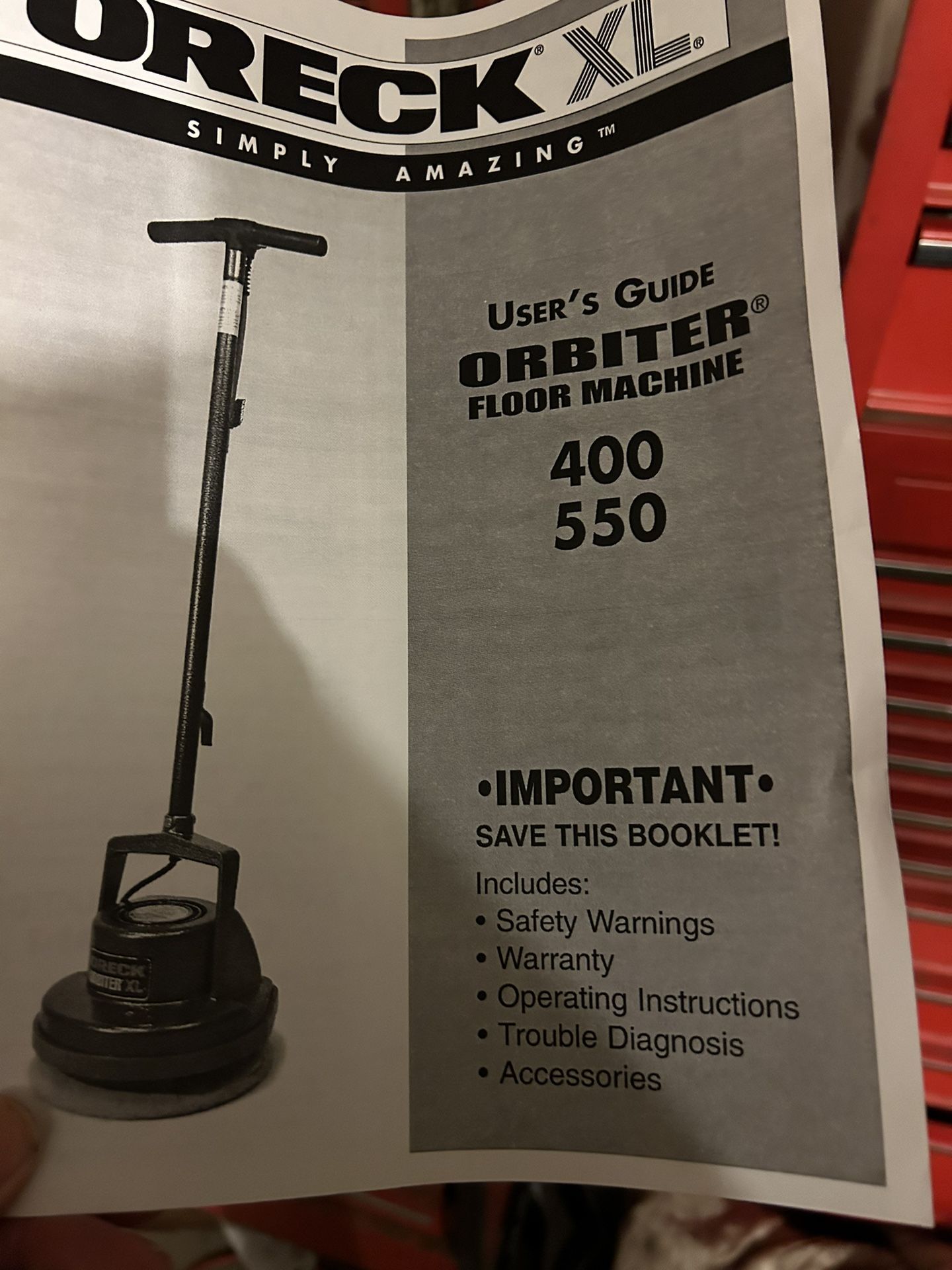 Oreck Heavy Duty Buffer/sander