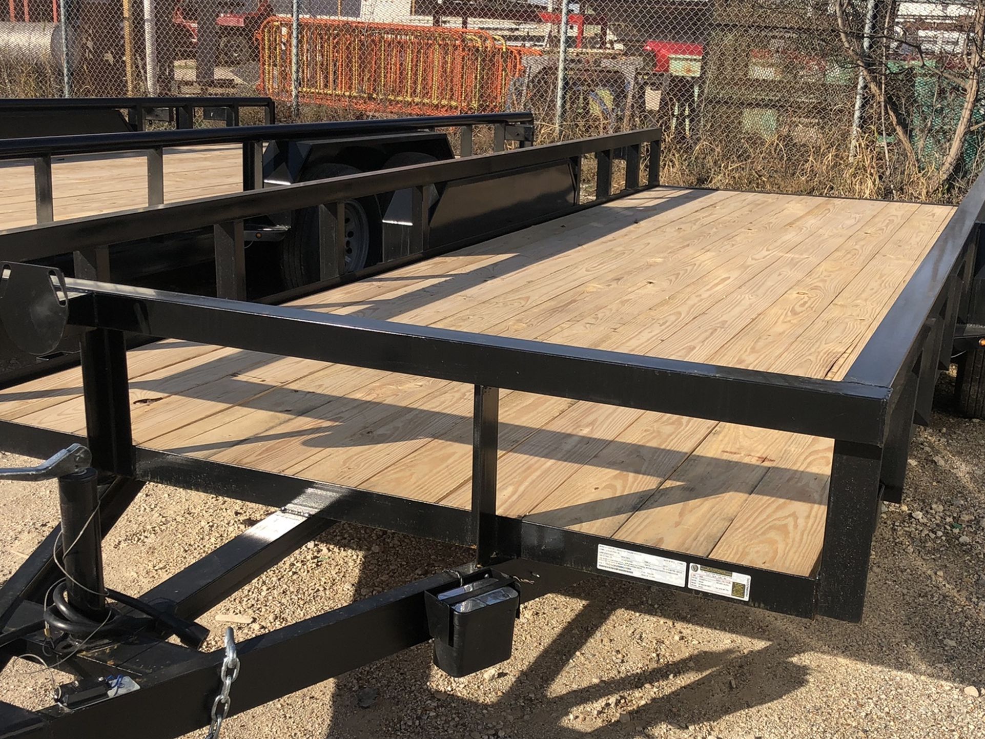 Utility Trailer 83x20 W Brakes And Ramps