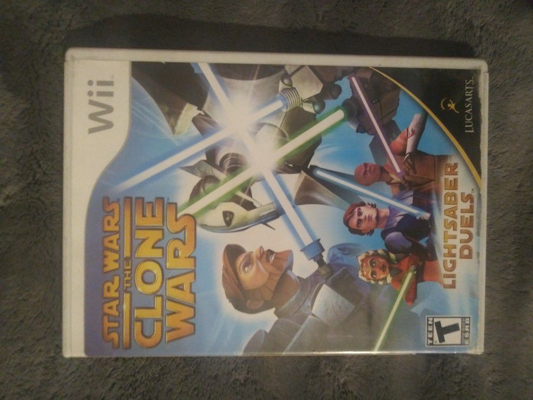 Wii star wars the clone wars