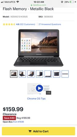 Mini chrome laptop
