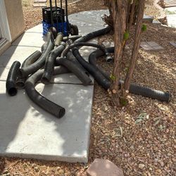 Approximately 70’ Dust Collecting Hoses