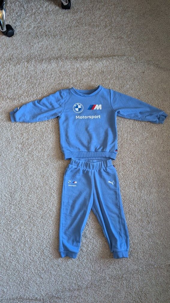 Puma BMW Motorsport Blue Toddler's Tracksuit