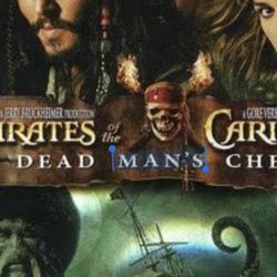 Original Pirates of the Caribbean dead man’s chest movie poster
