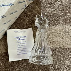 Princess House Bride & Groom Crystal 