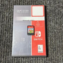 Minecraft Nintendo Switch Game Complete Case Cartridge Super Mario Mash-Up Pack
