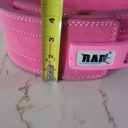 Rad Pink Weight Lifting Belt