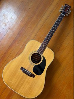 Vintage Japanese Acoustic Guitar Ventura lawsuit era Martin copy