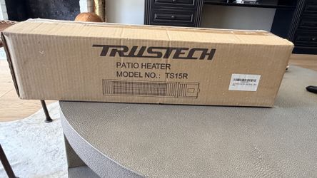 Heater x 2 Outdoor Heaters New Trustech TS15R electric patio heaters x 2 heater -