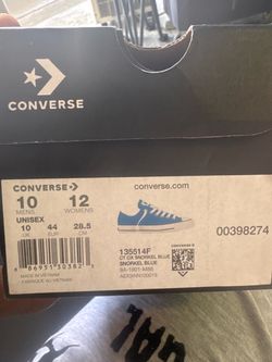 Converse Chuck Taylor OX Snorkel Blue Size 10