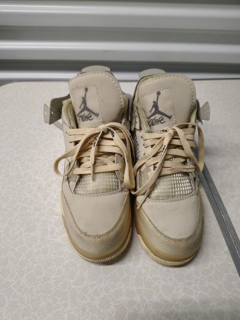 Jordan 4 Retro Off-White Sail